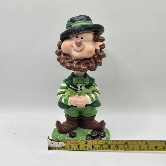 St. Patrick's Day Leprechaun W Coins Bobblehead Figure by Jo-Ann Stores (2003) - Picture 14 of 15